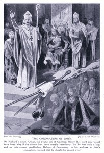 La coronación de Juan, años 1920